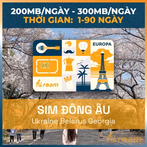 Sim 3 nước đông âu ukraine, belarus, georgia