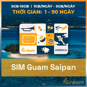Sim đảo guam & saipan