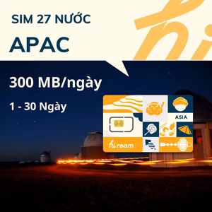 Sim world 27 nước apac
