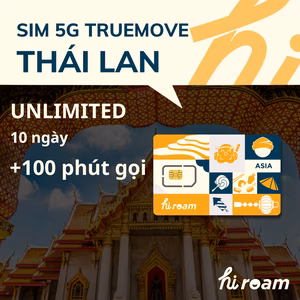 Sim 5g thái lan truemove tỷ gb unlimited - 10 ngày