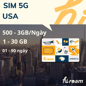 Sim 5g mỹ at&t