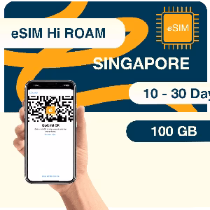 Esim 5g singapore 100gb không giới hạn 256kbps