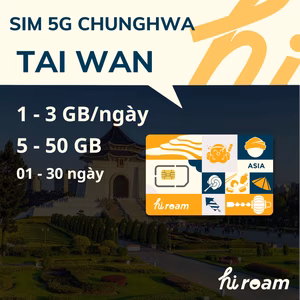 Sim 5g đài loan (chunghwa)