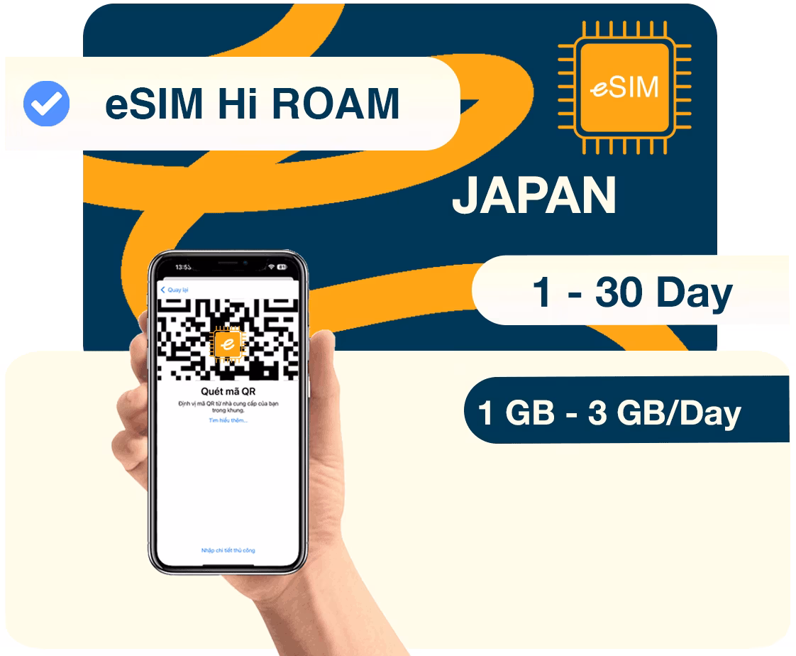 eSIM 5G Nhật Bản (Softbank)