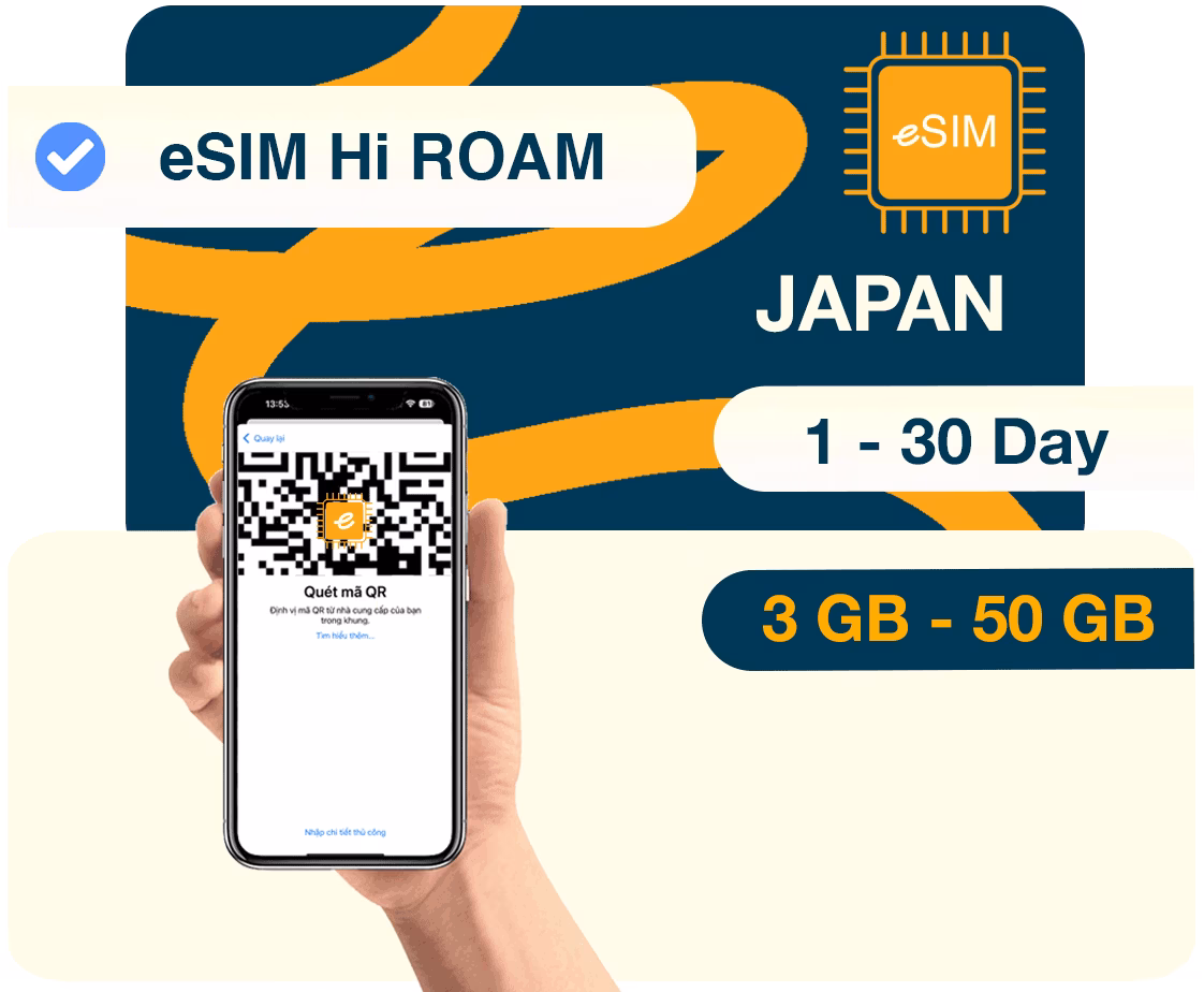 eSIM 5G Nhật Bản (Rakuten Mobile)